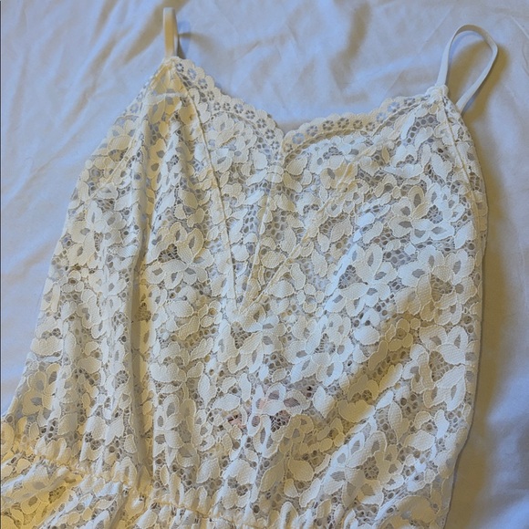 Sheer All Over Lace Lingerie Romper - Picture 3 of 7